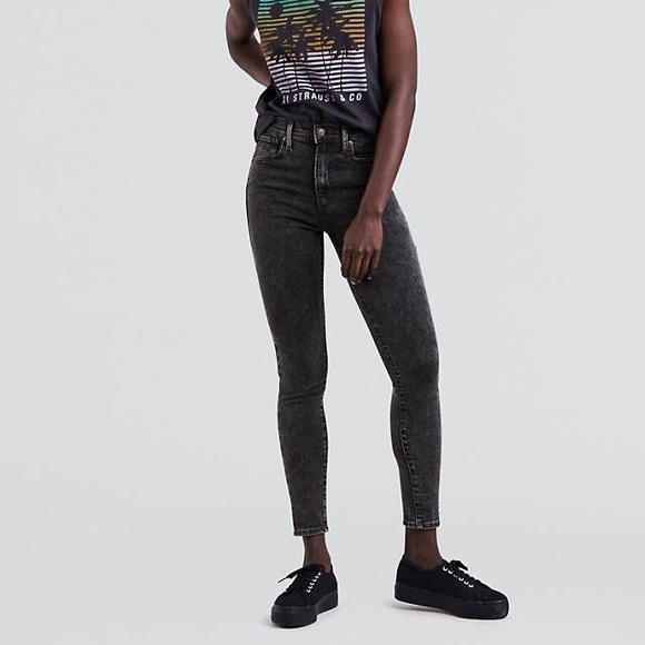 levi's mile high skinny black